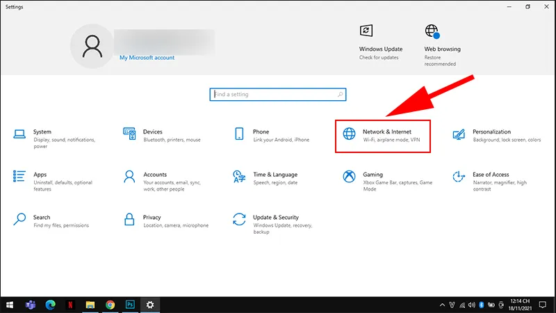 How to change DNS Win 10 through Settings